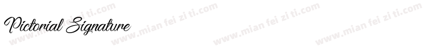 Pictorial Signature字体转换